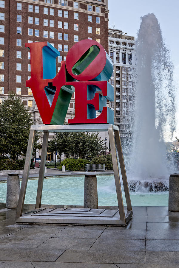 Philadelphia Photograph - JFK Plaza Love Park by Susan Candelario