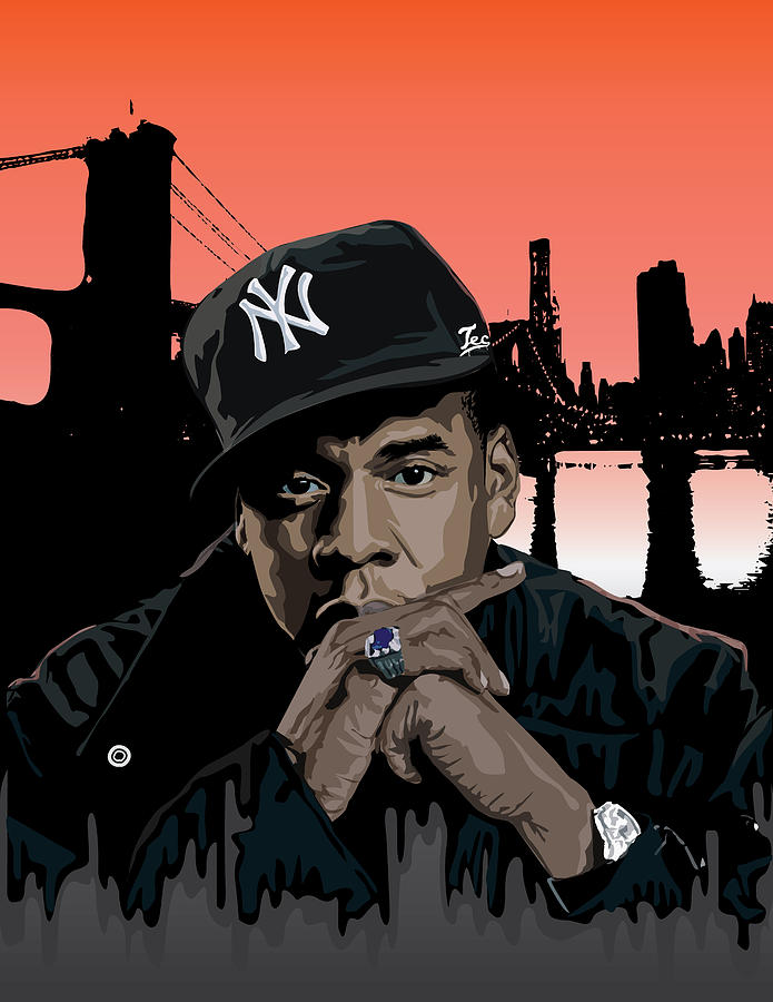 Jay Z Digital Art - Jigga by Tec Nificent