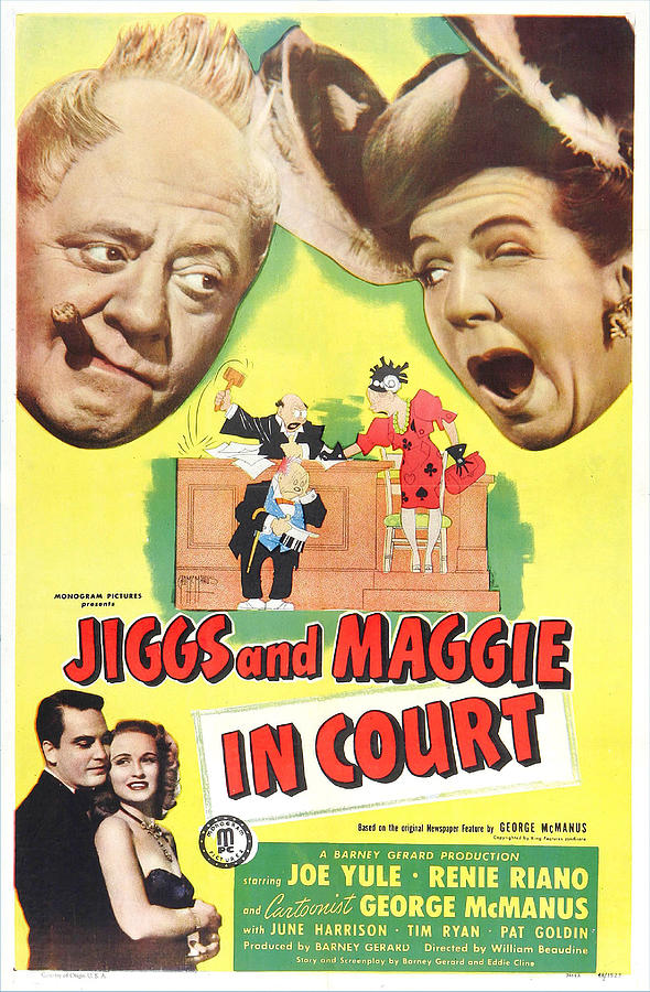 Movie Photograph - Jiggs And Maggie In Court, Us Poster by Everett