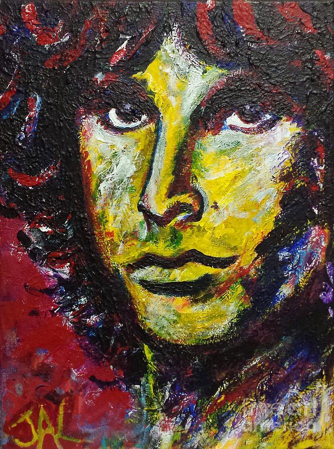 Jim Morrison Painting - Jim by Jennifer Lombardo