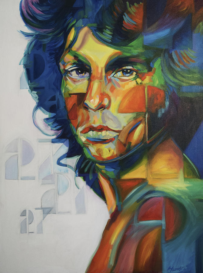 Jim Morrison 27 Painting by Steve Hunter