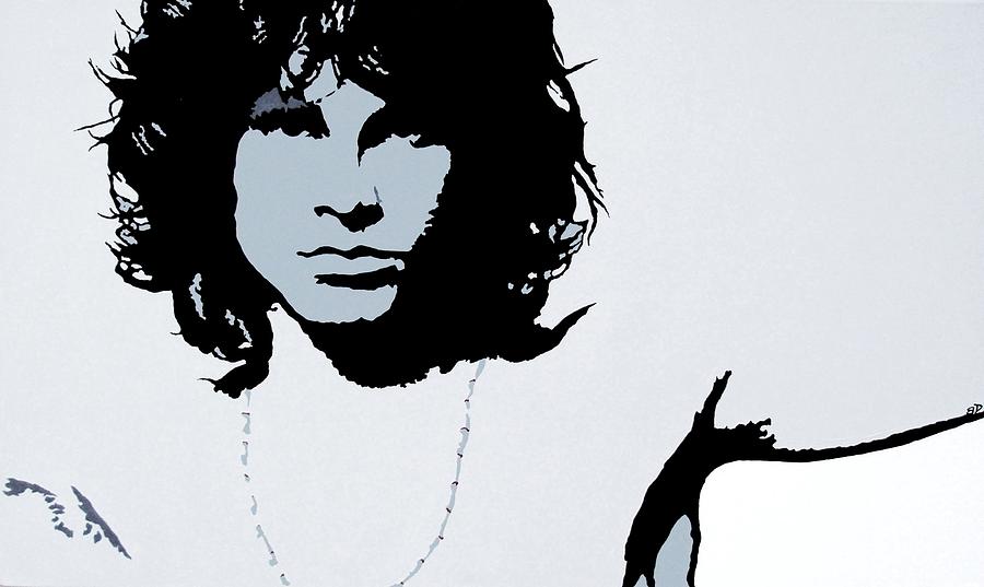 Jim Morrison Painting by Bryan Dubreuiel