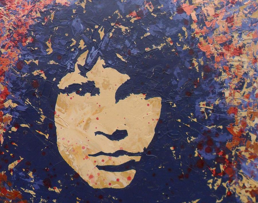 Music Painting - Jim Morrison by David Shannon