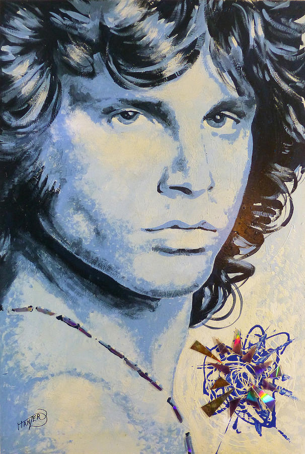 Jim Morrison Painting - Jim Morrison by Jack Hanzer Susco