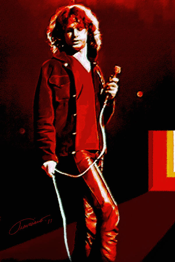Jim Morrison Painting - Jim Morrison by John Travisano