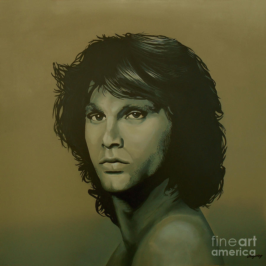 Jim Morrison Painting - Jim Morrison Painting by Paul Meijering