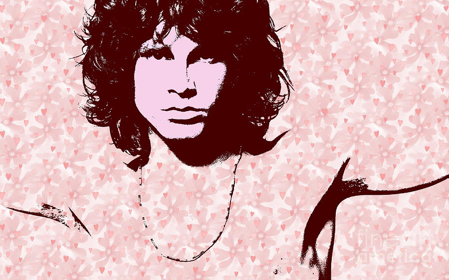 Jim Morrison Pop Art Photograph by Andrea Kollo