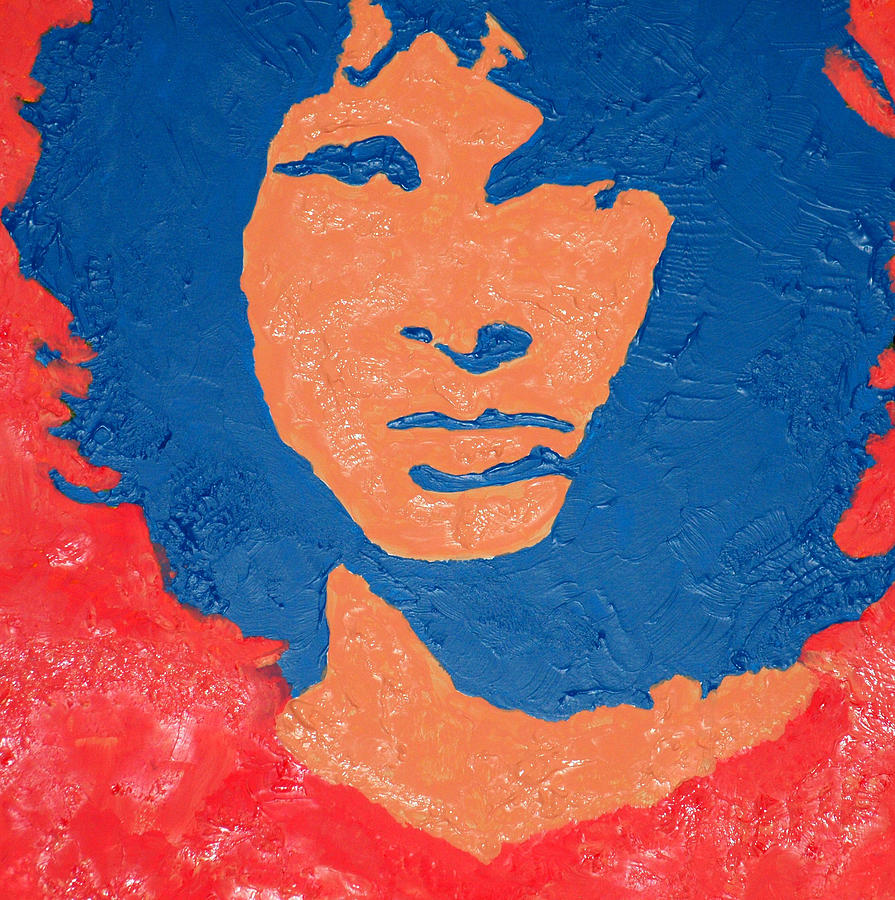 Jim Morrison Seeing Red Painting