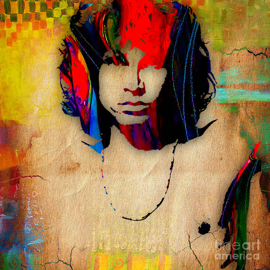 Jim Morrison The Doors Collection Mixed Media by Marvin Blaine