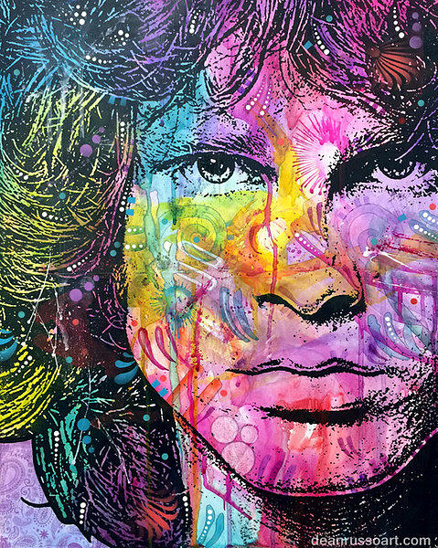 Jim Morrison The End Painting by Dean Russo