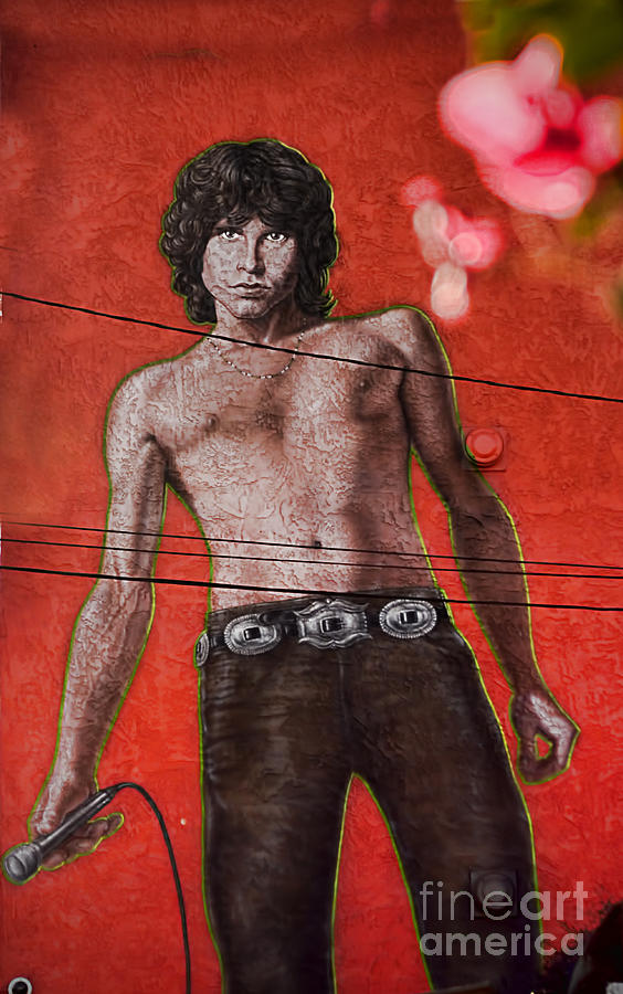 Jim Morrison Wall  Photograph by Norma Warden