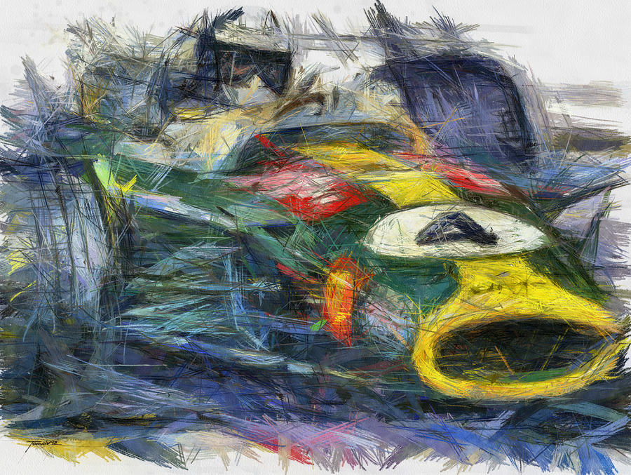 Porsche Painting - Jim by Tano V-Dodici ArtAutomobile