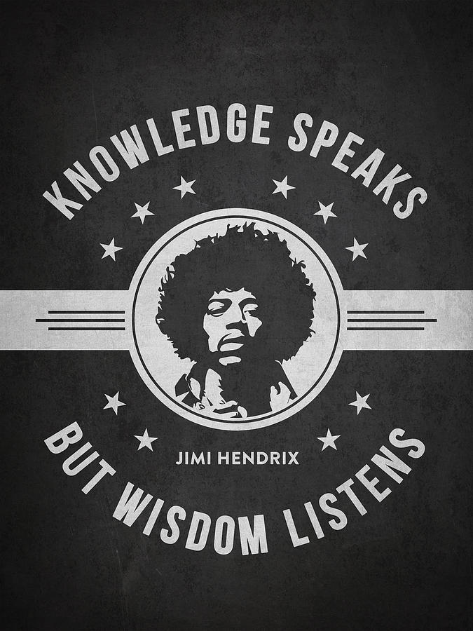 Jimi Hendrix - Dark Digital Art