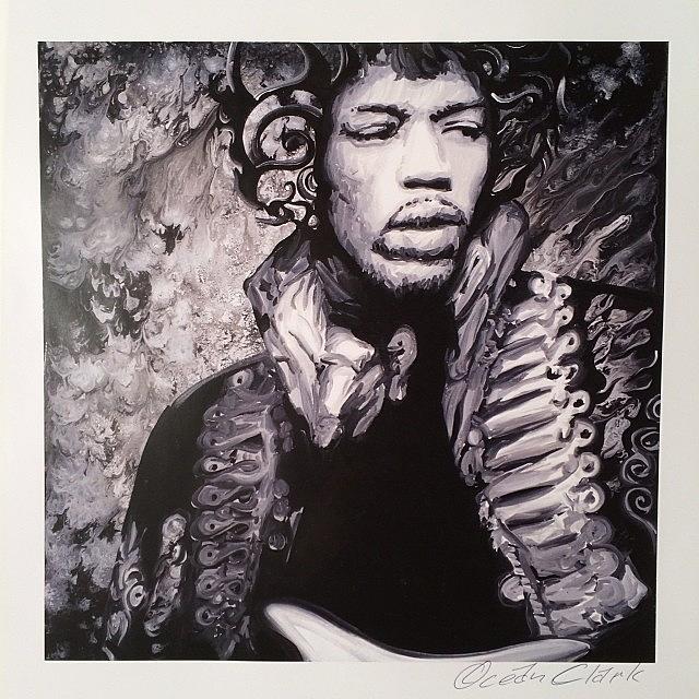 Hendrix Photograph - Jimi Hendrix.  I Have A Stack Of These by Ocean Clark