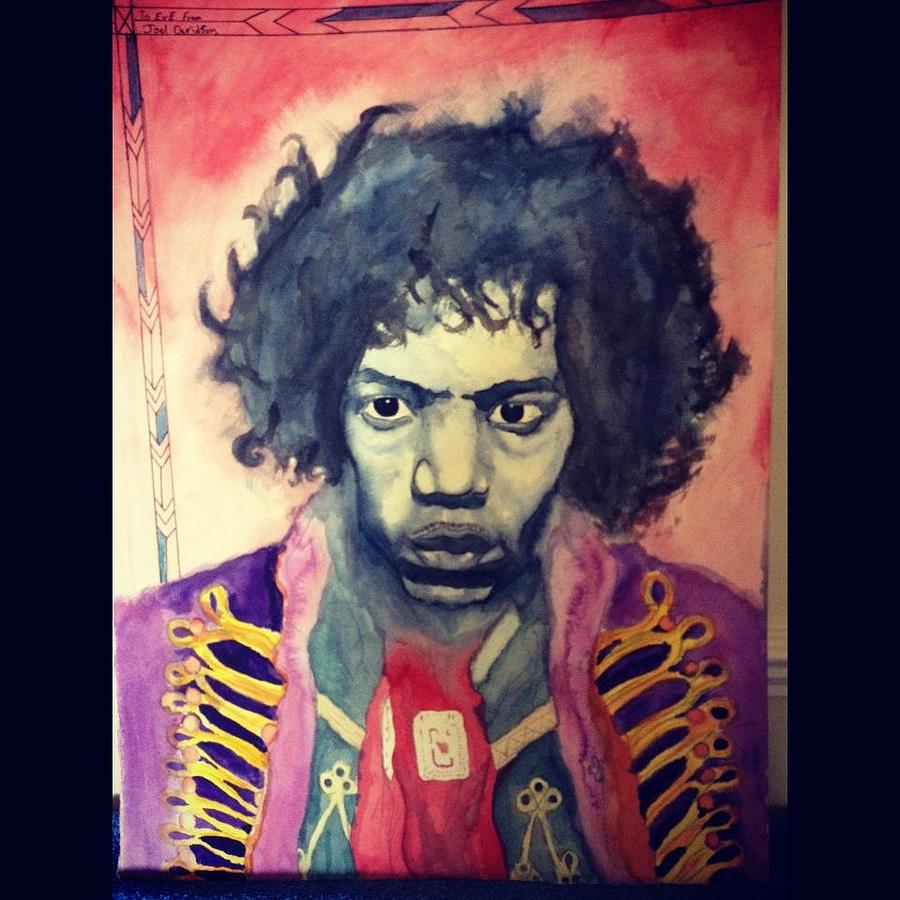 Jimi Hendrix Painting - Jimi Hendrix by Joel Davidson