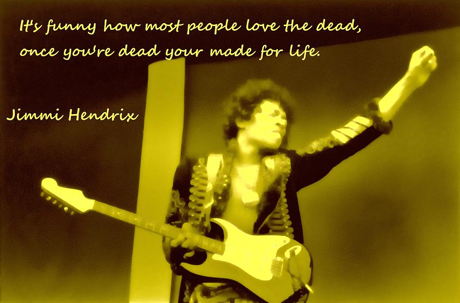 Jimi Hendrix LIFE Photograph by Robert Rhoads
