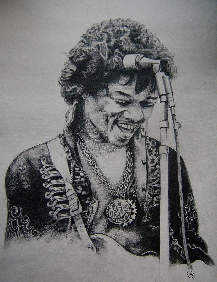 Jimi Hendrix Drawing by Milan Patankar | Fine Art America