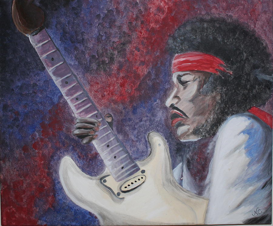 Jimi Hendrix Painting - Jimi Hendrix by Nicole Caruso