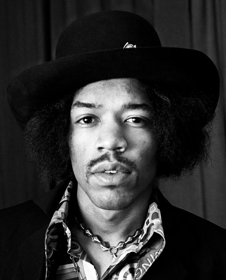 Jimi Hendrix Portrait 1967 Photograph by Chris Walter