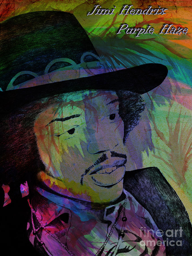 Jimi Hendrix Purple Haze Photograph by Gary Keesler