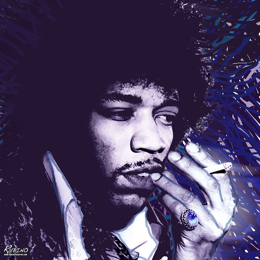 Jimi Hendrix Purple Haze  Photograph by Tony Rubino