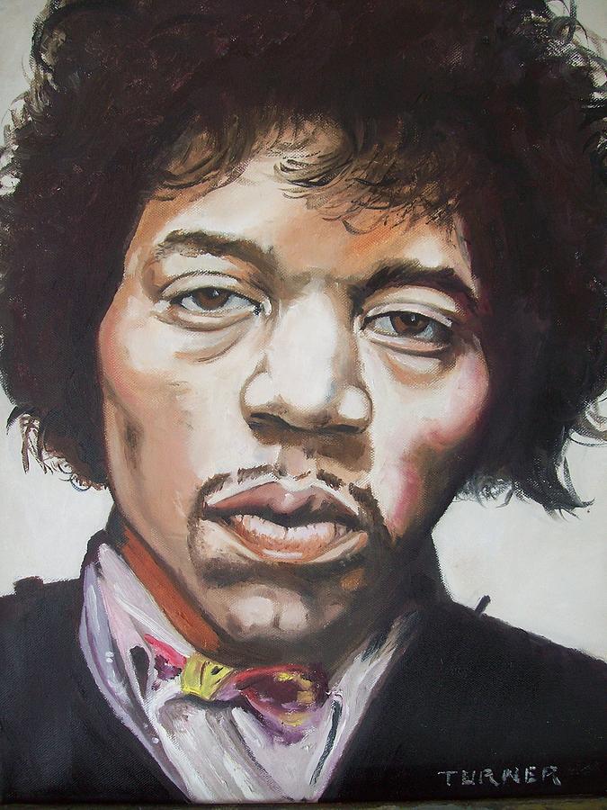 Jimi Hendrix Painting by Tim Turner - Fine Art America