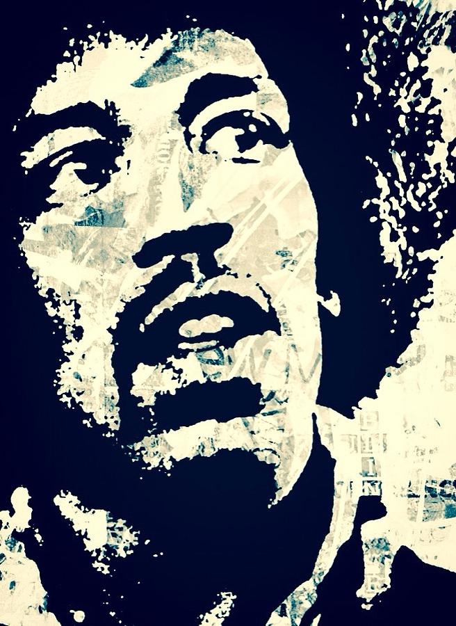 Jimi Hendrix Digital Art - Jimi Hendrix by Trisha Buchanan