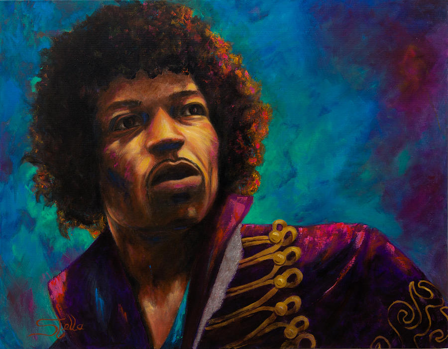 Jimi Painting by Stella Maarsman - Fine Art America