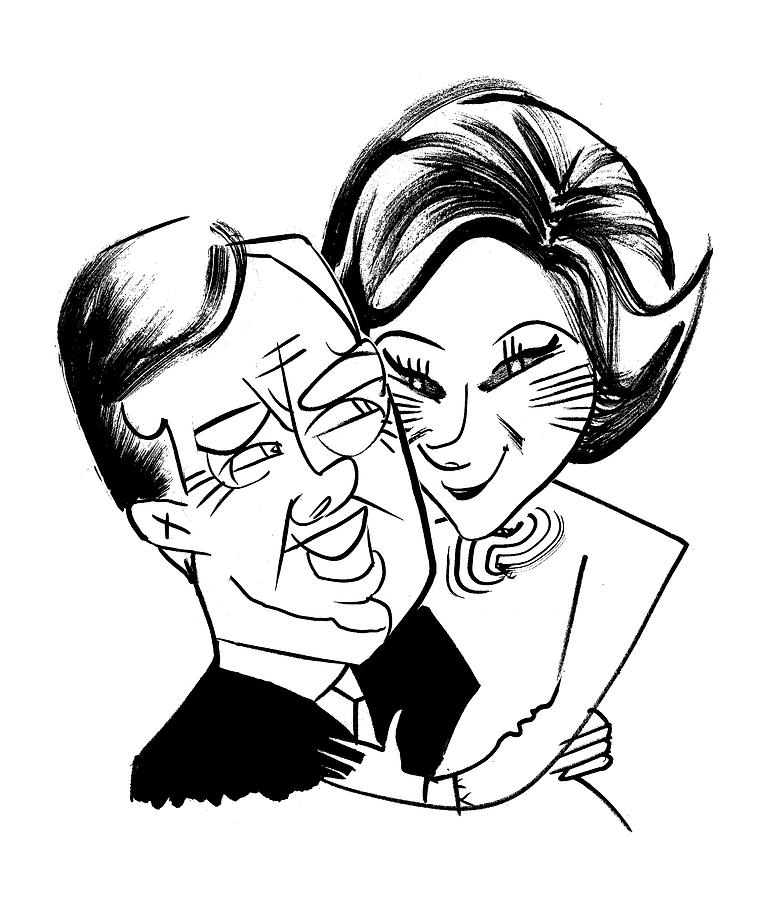 Jimmy And Rosalynn Carter Drawing by Tom Bachtell