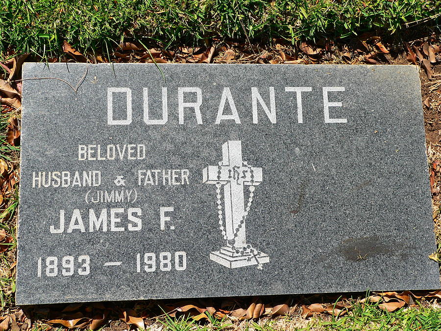 Jimmy Durante Grave Photograph by Jeff Lowe