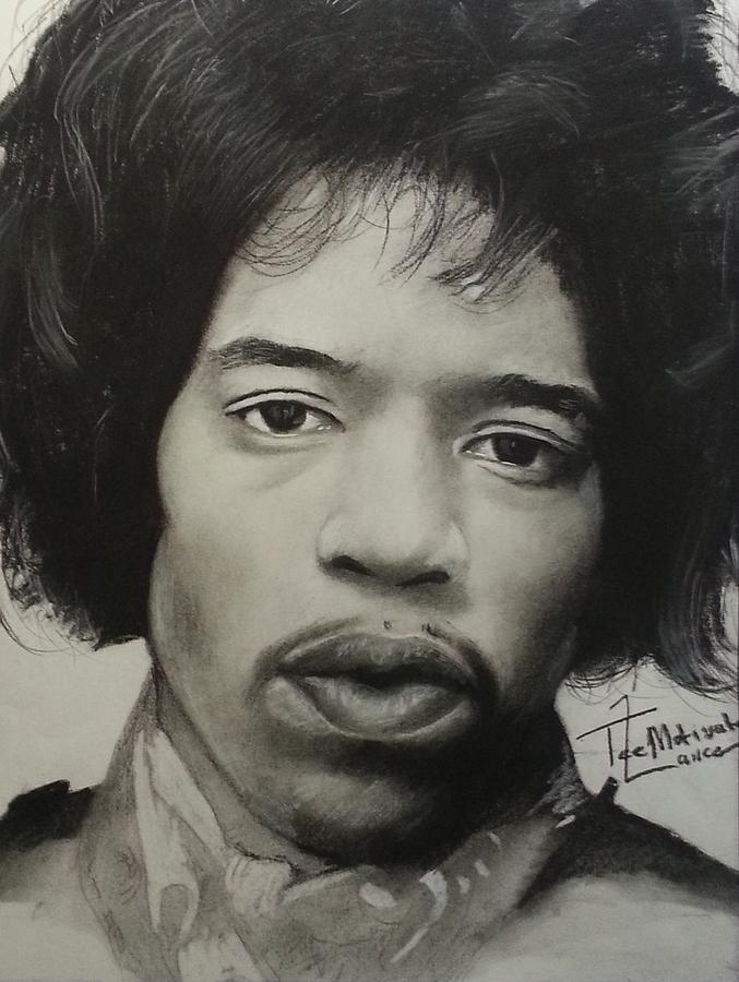 Jimmy Hendrix Drawing by Lance Freeman - Fine Art America