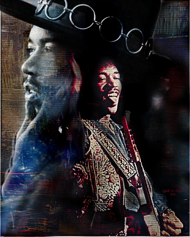 Jimmy Hendrix Digital Art by Lynda Payton
