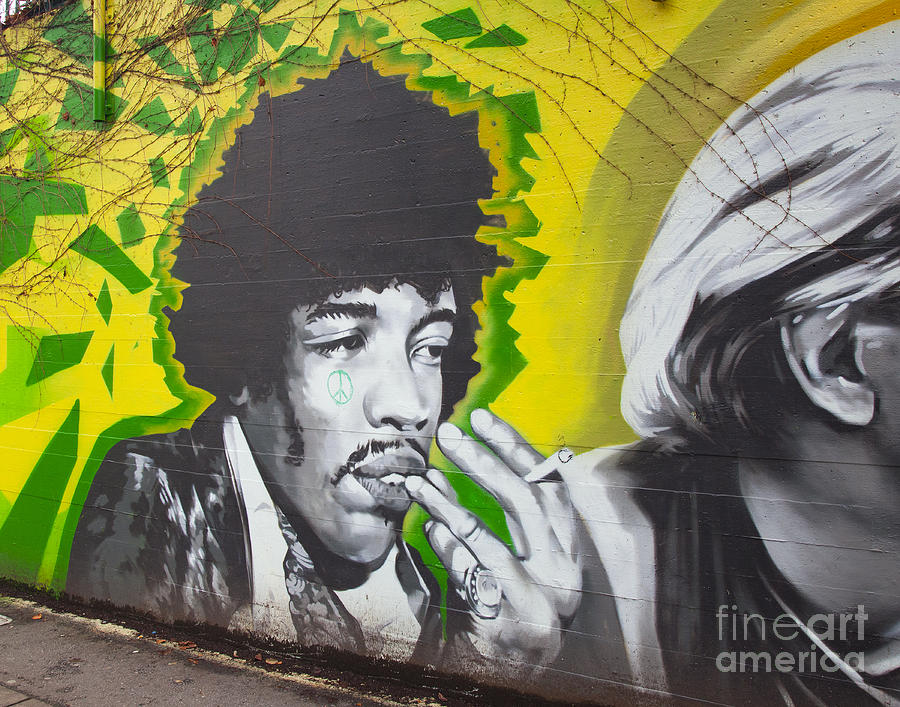 Jimmy Hendrix Mural Photograph by Chris Dutton
