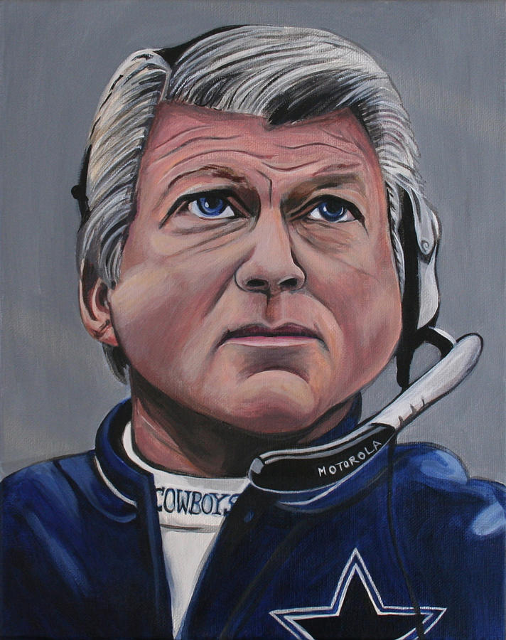 Jimmy Johnson Painting by Kate Fortin