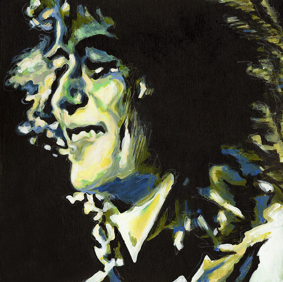 Jimmy Page. Rock Music Genius  Painting by Tanya Filichkin