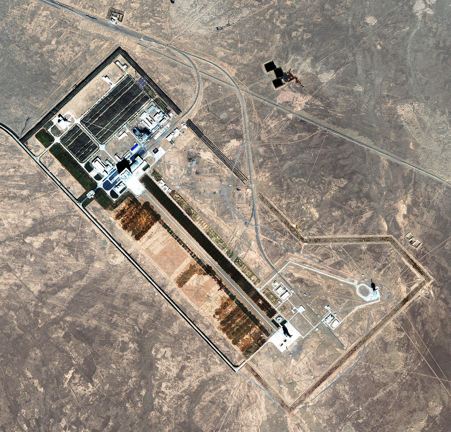 Jiuquan Space Launch Facility Photograph by Geoeye/science Photo Library