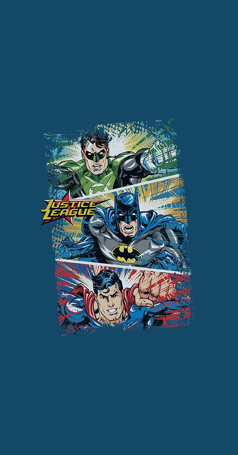 Batman Movie Digital Art - Jla - Action Frames by Brand A