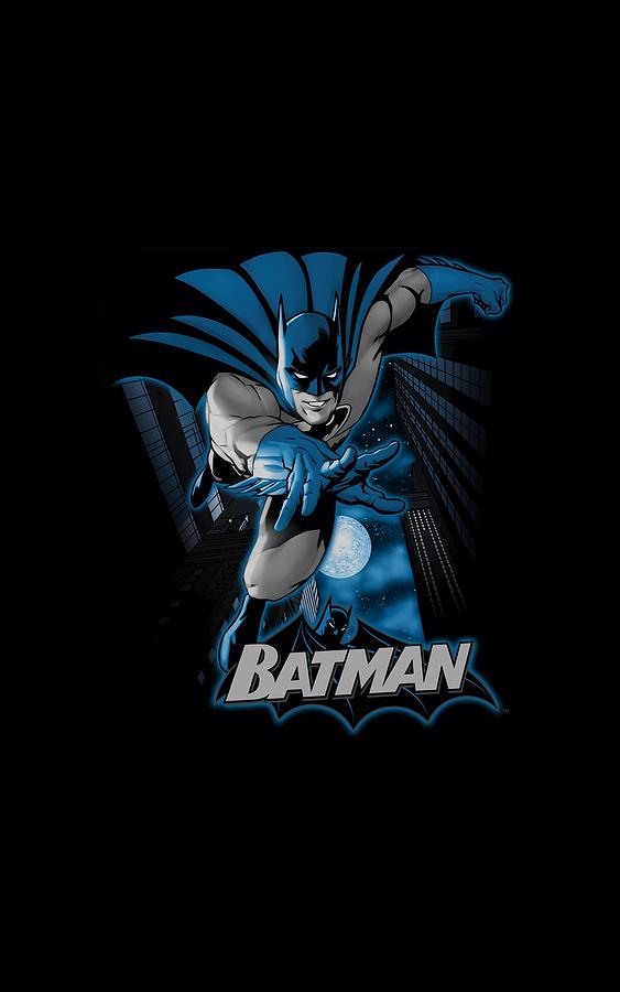 Jla - Batman Blue And Gray Digital Art by Brand A