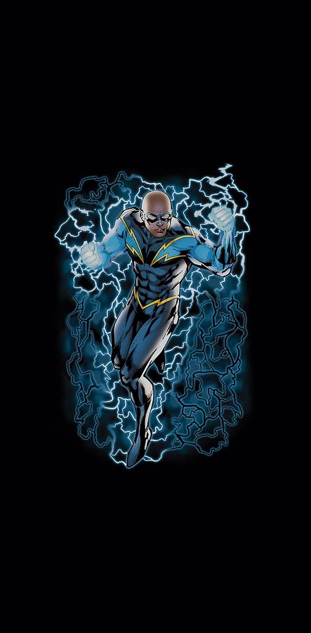 Superhero Digital Art - Jla - Black Lightning Bolts by Brand A
