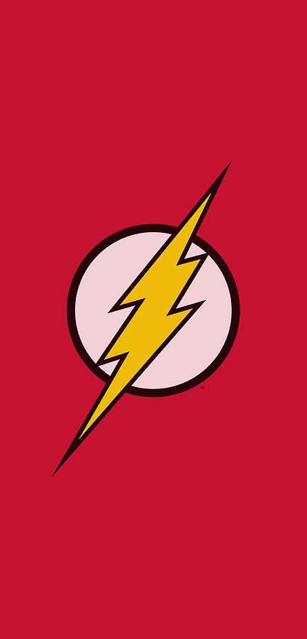 Batman Movie Digital Art - Jla - Flash Logo by Brand A
