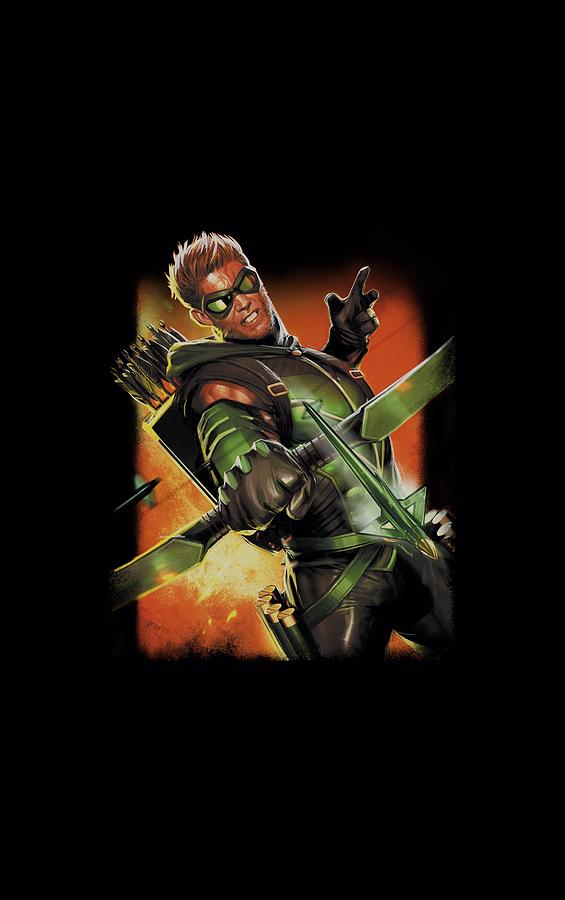 Batman Movie Digital Art - Jla - Green Arrow #1 by Brand A