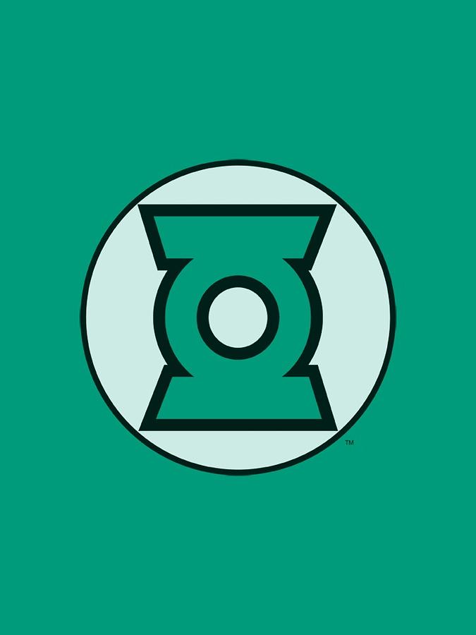 Batman Movie Digital Art - Jla - Green Lantern Logo by Brand A