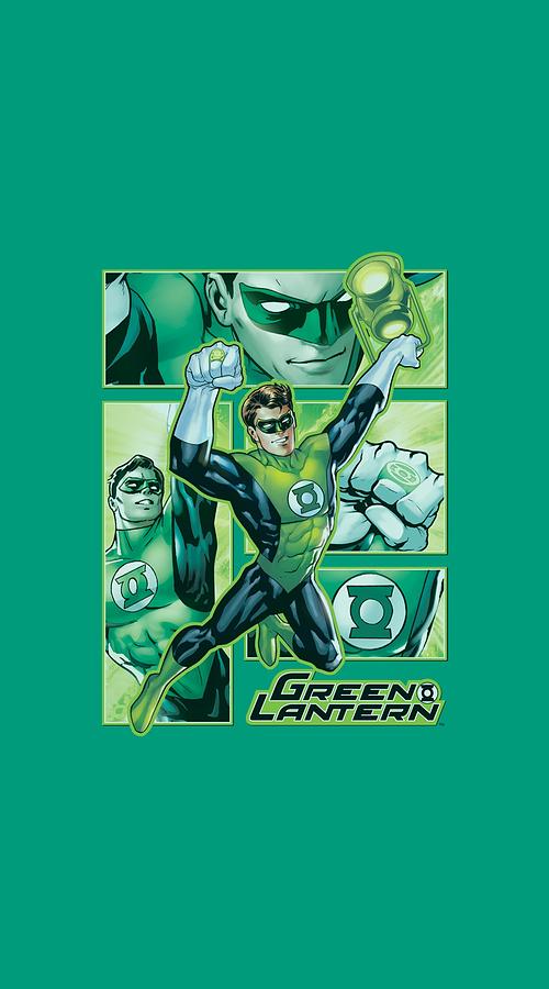 Justice League Of America Digital Art - Jla - Green Lantern Panels by Brand A