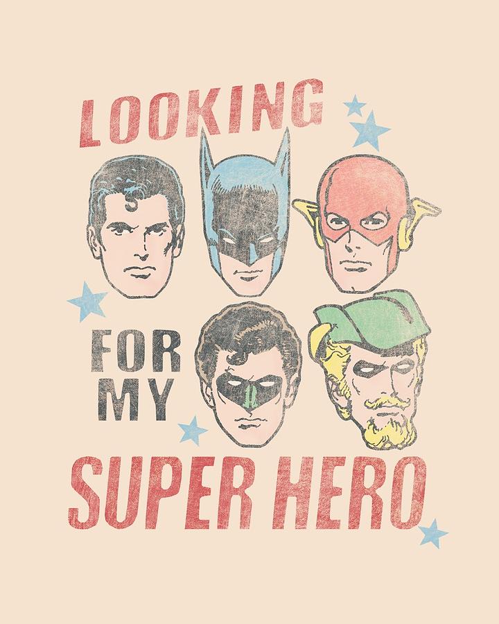 Batman Movie Digital Art - Jla - My Super Hero by Brand A