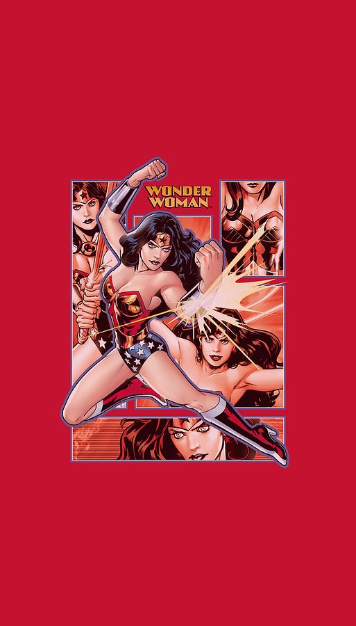 Batman Movie Digital Art - Jla - Wonder Woman Panels by Brand A