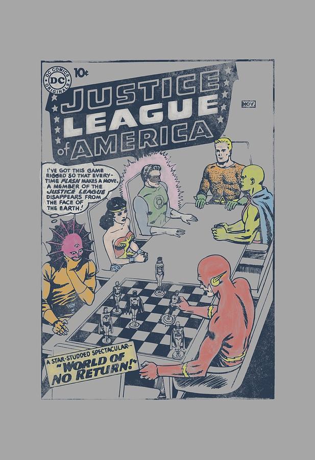 Justice League Of America Digital Art - Jla - World Of No Return by Brand A