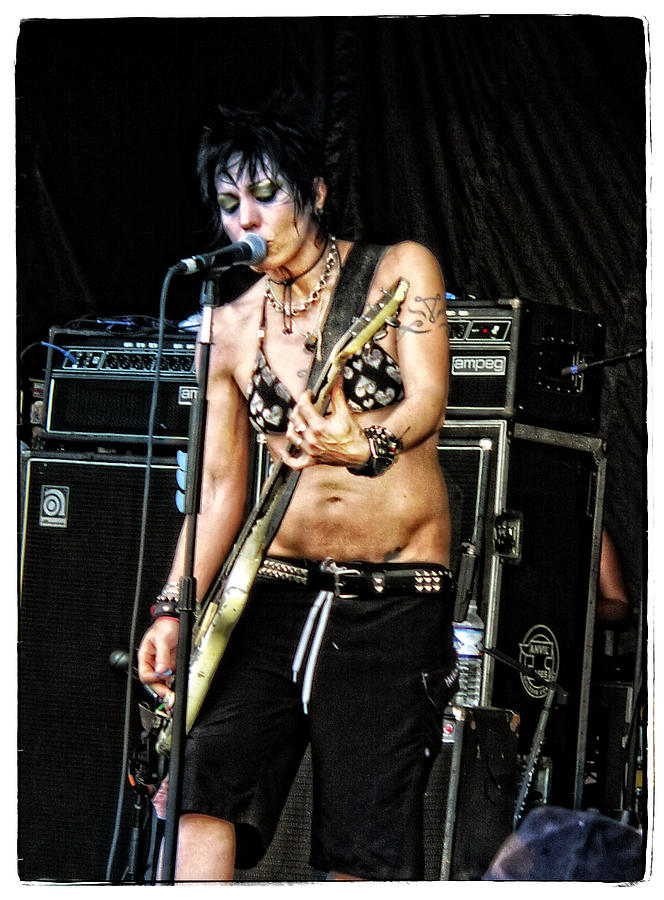 Rock And Roll Photograph - Joan Jett by Mike Martin