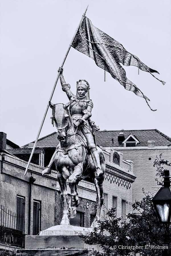 Joan Of Arc - BW Photograph by Christopher Holmes