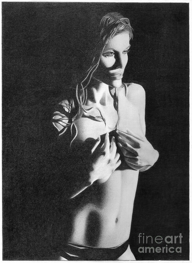 Joanna Krupa Drawing - Joanna Krupa by Eugene Tardif