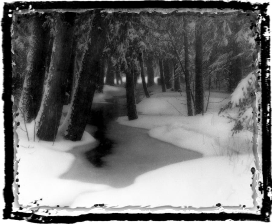 Winter Photograph - Jobs Winter Stream by Eric Benjamin
